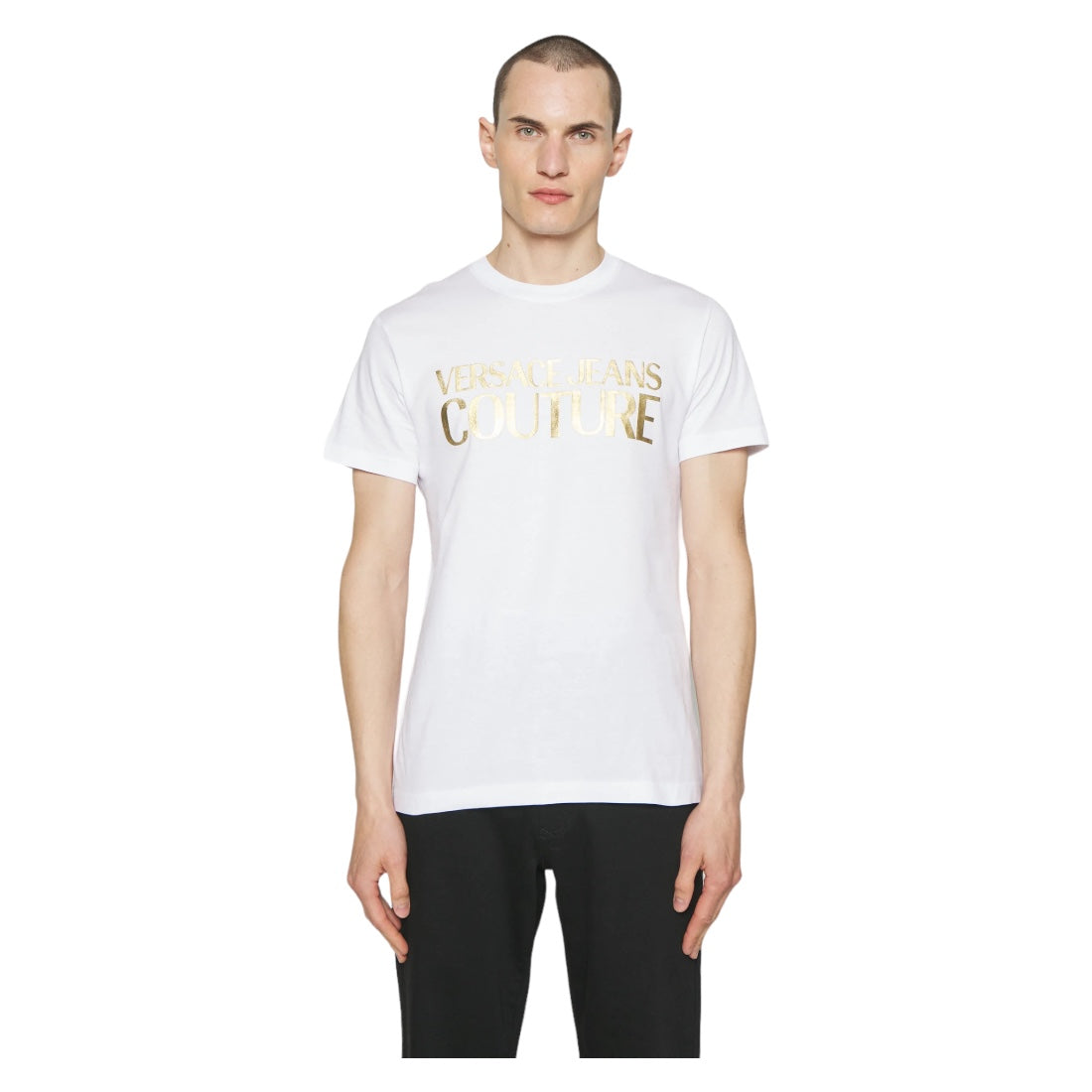 Versace Jeans Couture Logo Thick Foil T-shirt White