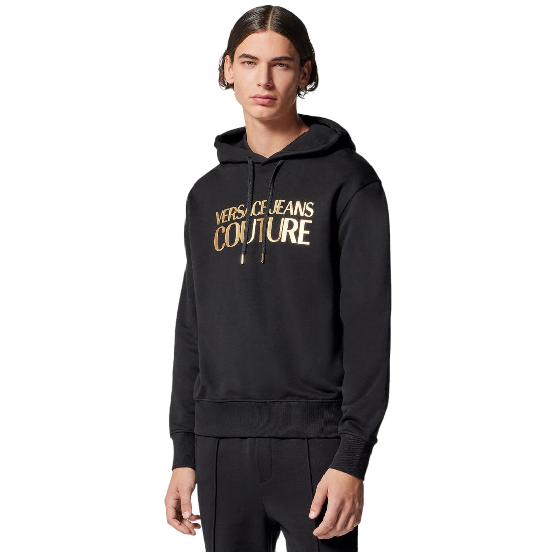 Versace Jeans Couture - Sweat à capuche épais avec logo