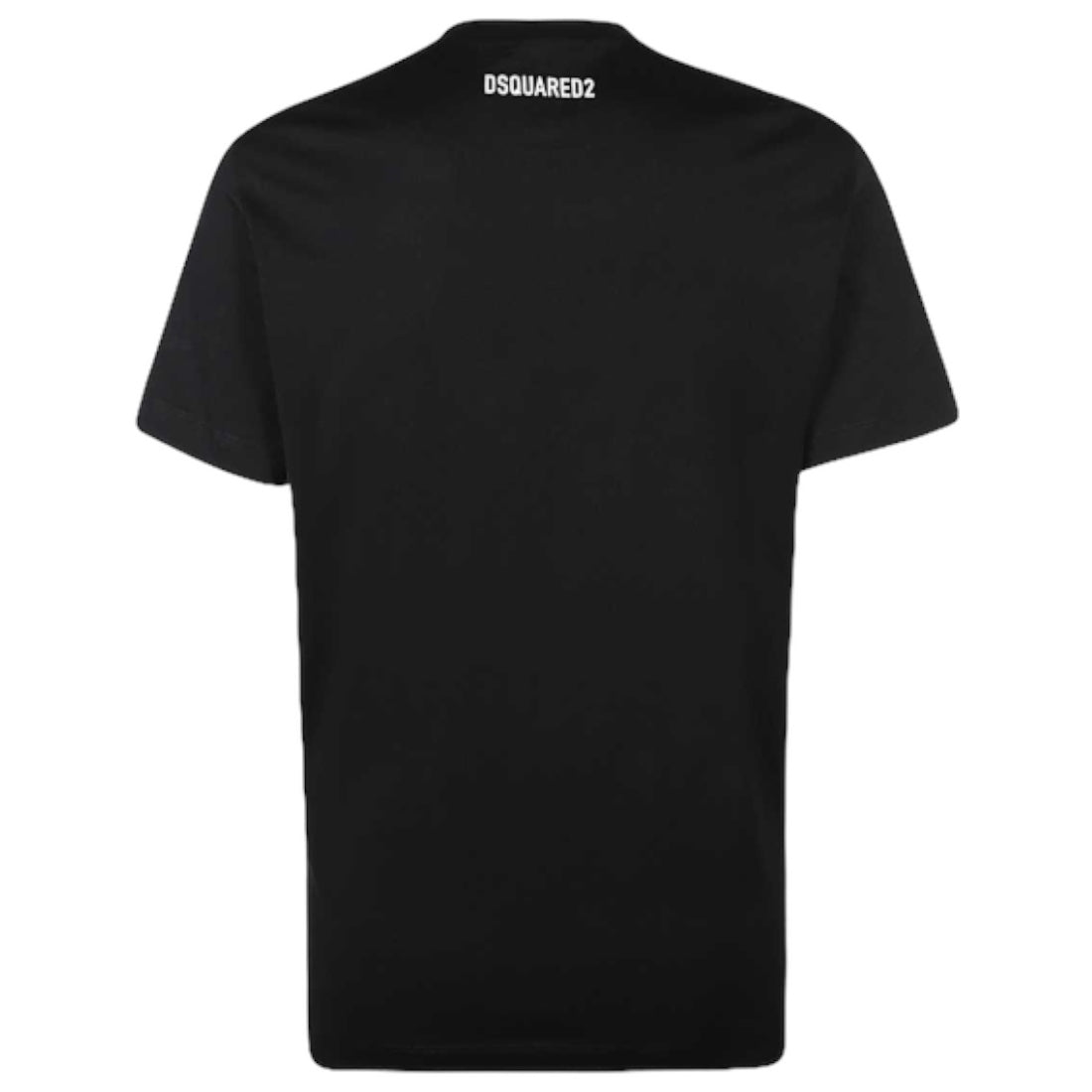 Dsquared2 S74GD0786 DSQ2 Leaf Logo Schwarzes T-Shirt