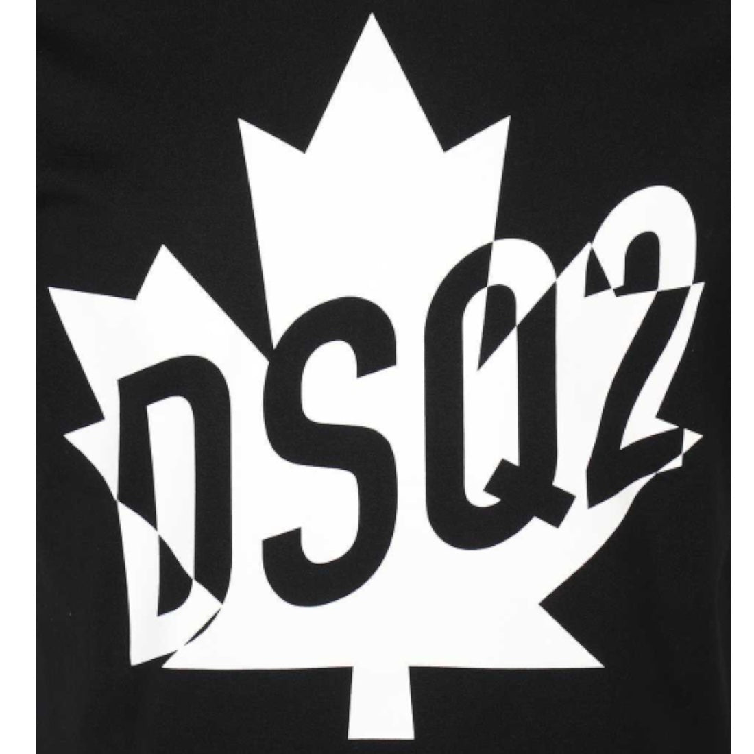 Dsquared2 S74GD0786 DSQ2 Leaf Logo Musta T-paita