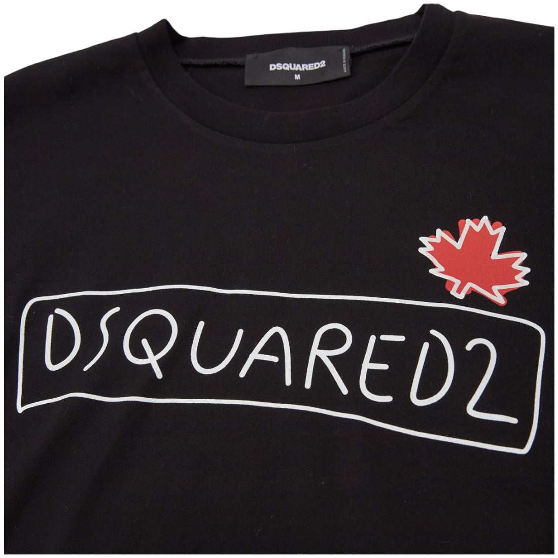 Dsquared2 S71GD1130 Logo Sort T-shirt